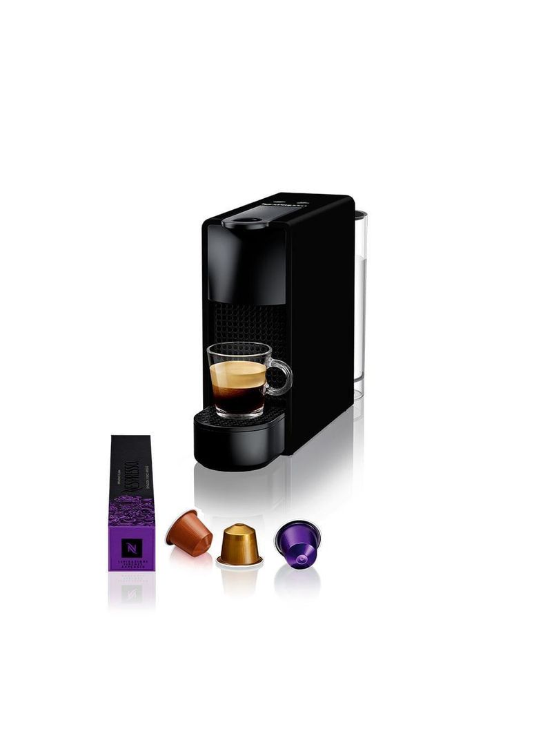 Cafeteira nespresso essenza mini c30 com kit de cápsulas para degustação - preta