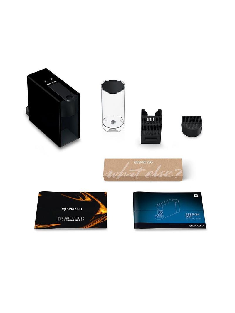 Cafeteira nespresso essenza mini c30 com kit de cápsulas para degustação - preta