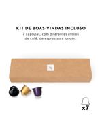 Cafeteira nespresso essenza mini c30 com kit de cápsulas para degustação - preta