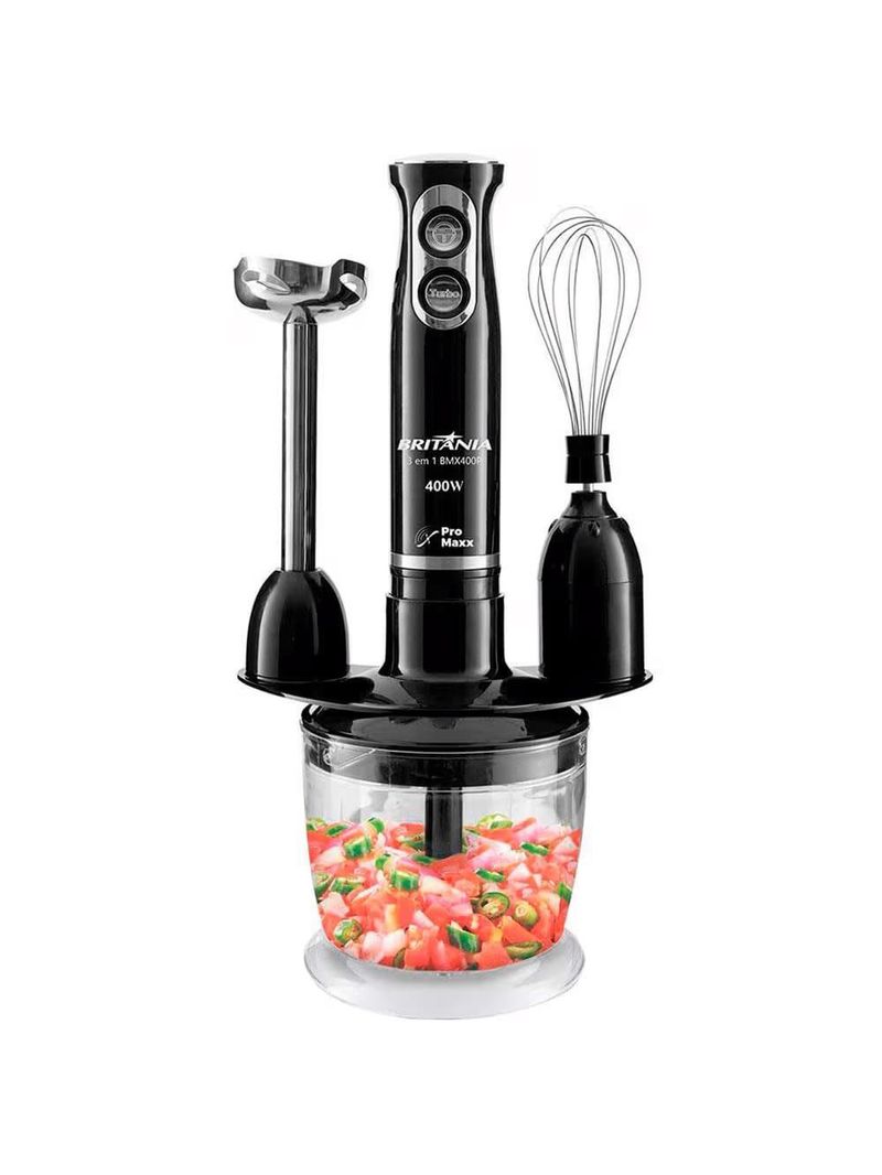 Mixer britânia bmx400p 3 em 1 400w - preto
