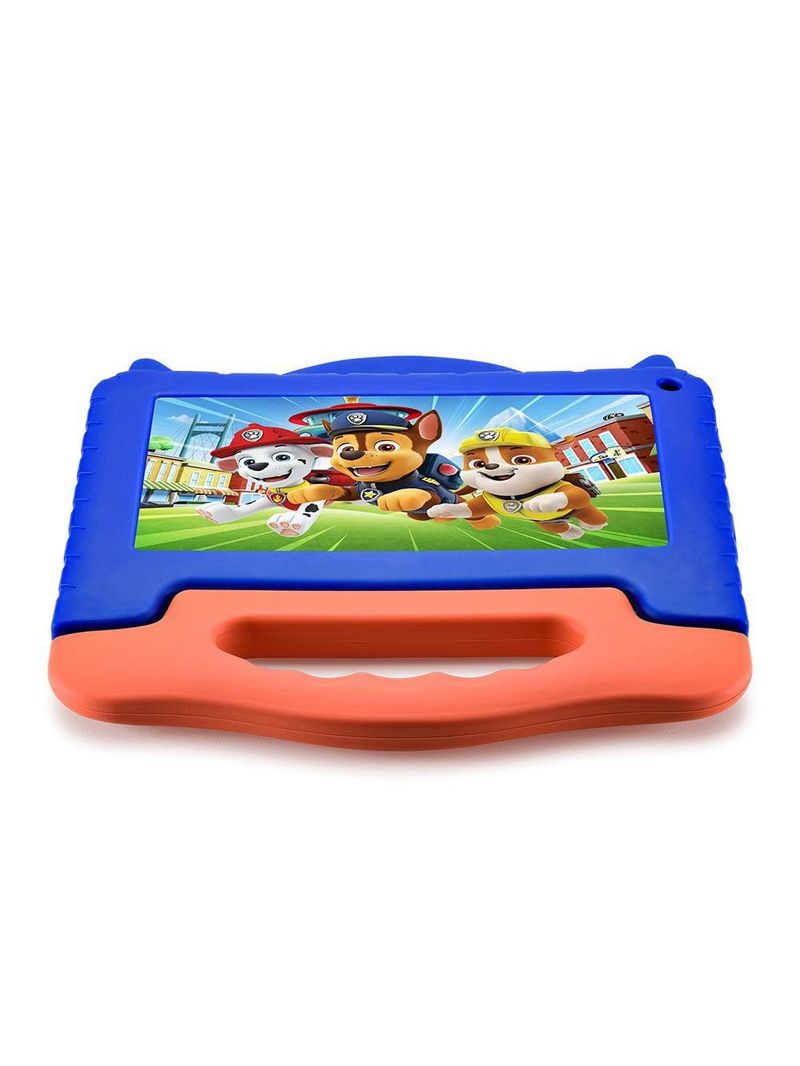 Tablet infantil multi chase patrulha canina 7” android 13 go nb421 quad-core wi-fi 64gb 2mp azul e vermelho