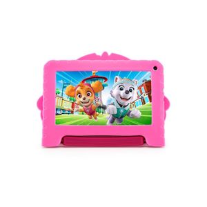 Tablet infantil multi skye patrulha canina 7” android 13 go nb422 quad-core wi-fi 64gb 2mp rosa