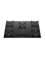 Cooktop 5 Bocas Preto Mesa De Vidro Atlas Agile Up Mega Chama Bivolt