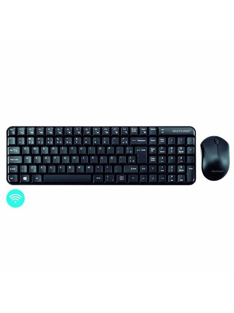 Multilaser Combo Teclado + Mouse Cs200 Usb