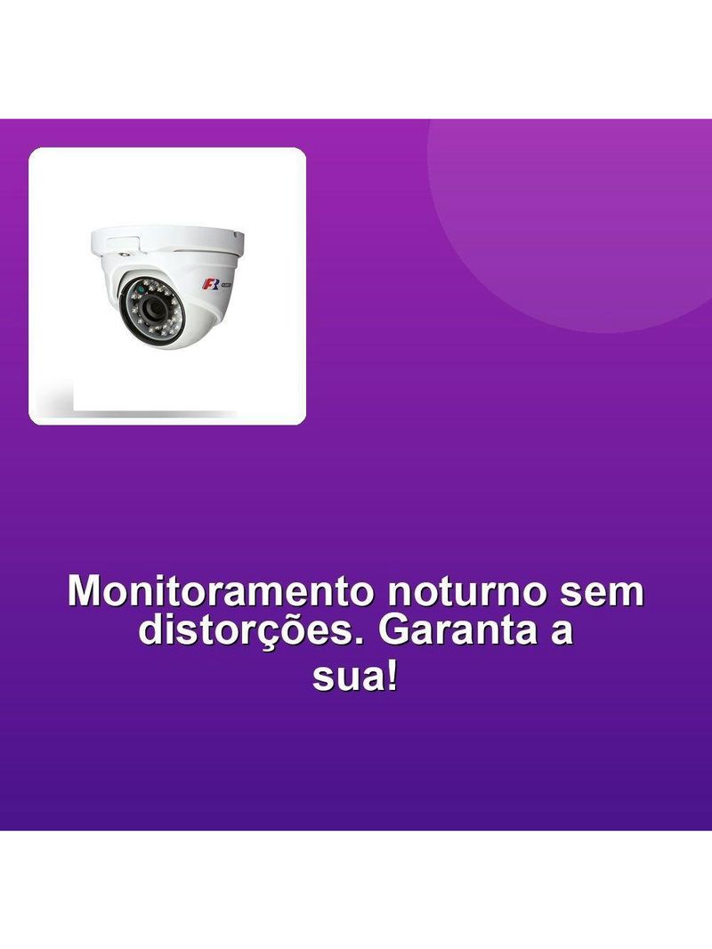 Camera Dome Fbr Metal Ir 2mp 28mm Cvi Tvi Ahd