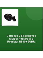 Carregador De Celular Roadstar Rs109-2ubr Com 2 Usb