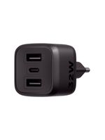 Carregador Ultrarrápido 32w C- 3 Portas Usb 2 Usb-a + 1 Usb