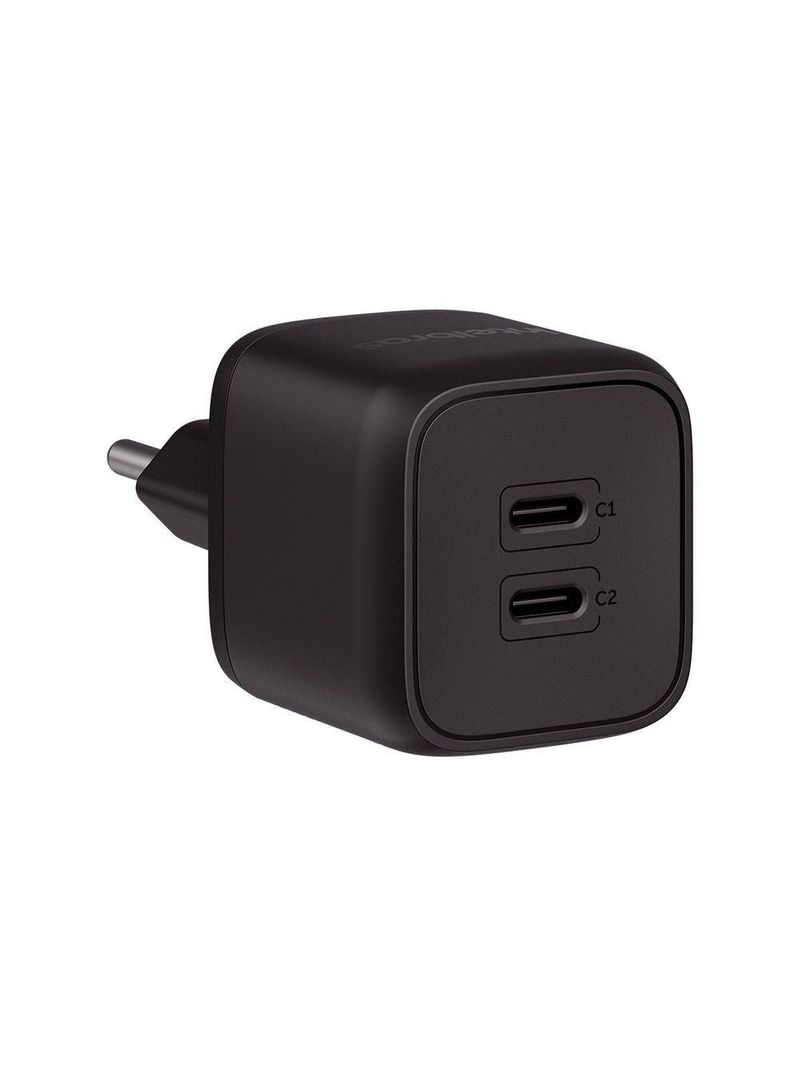 Carregador Ultrarrápido 45w Com 2 Portas Usb-c Gan Ec20 4820
