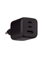 Carregador Ultrarrápido 65w Com 3 Portas Usb 1 Usb-a + 2 Us