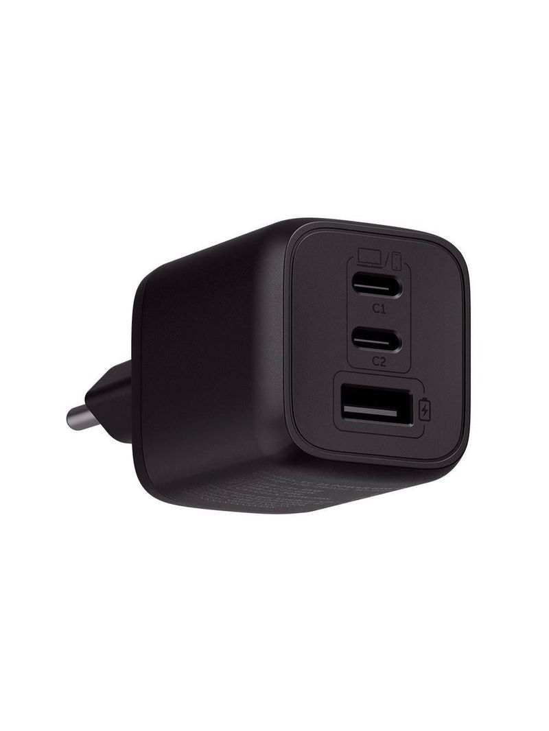 Carregador Ultrarrápido 65w Com 3 Portas Usb 1 Usb-a + 2 Us