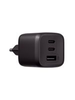 Carregador Ultrarrápido 65w Com 3 Portas Usb 1 Usb-a + 2 Us