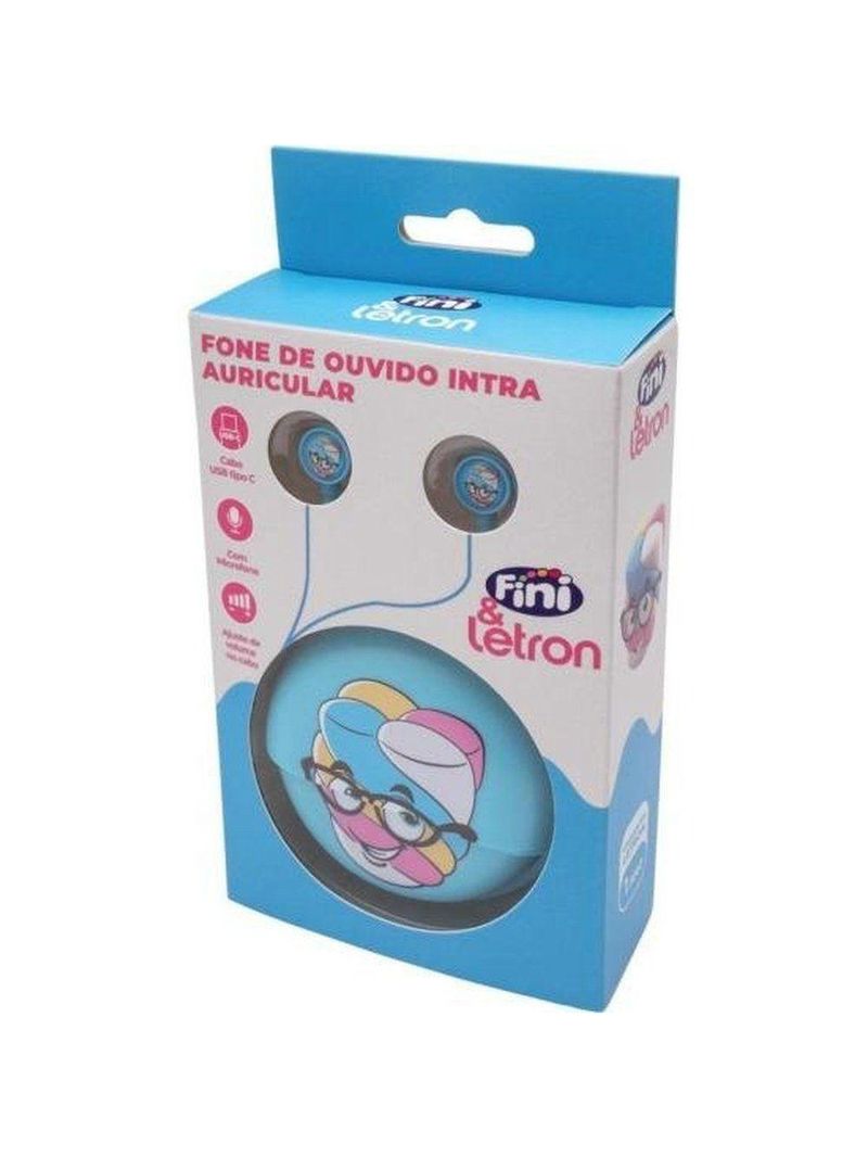 Fone De Ouvido Letron Marshmellow Azul