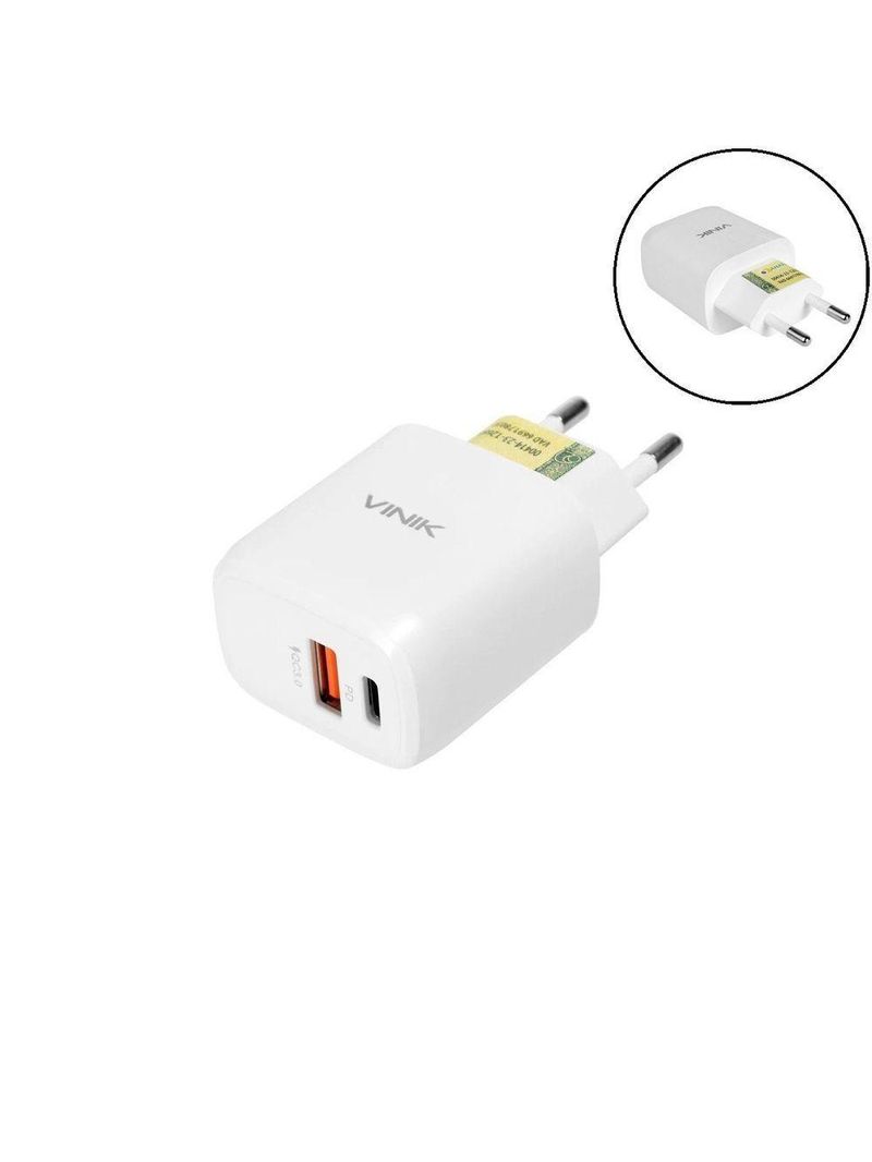 Carregador De Parede 38w Usb E Tipo C