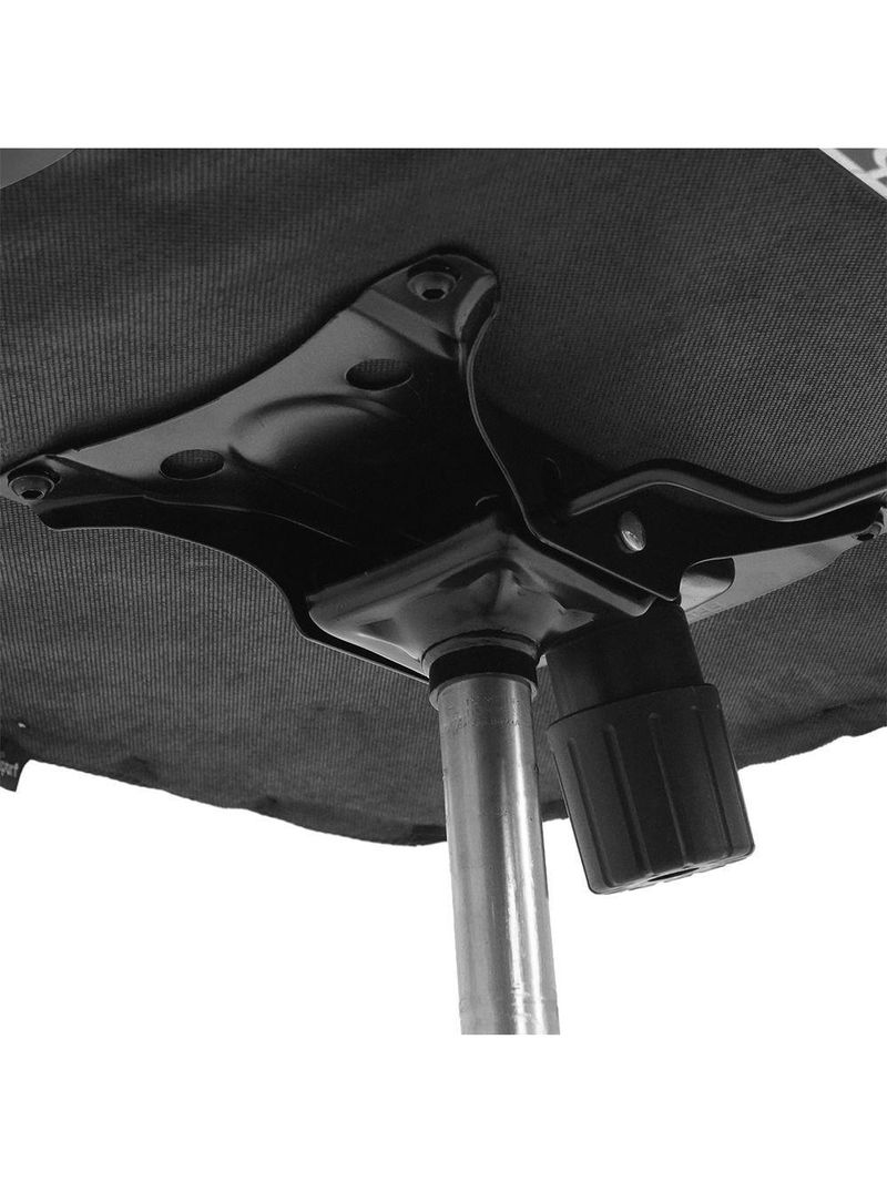 Cadeira Escritório Ergonômica Cinza Com Suporte Lombar Estofado E Apoio De Cabeça Cinza