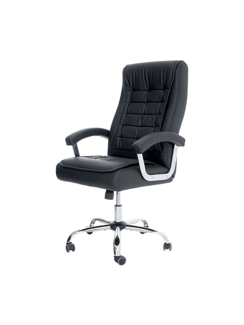 Cadeira Escritório Big Eco Bi Partida Presidente Preta Molas Ensacadas Preto