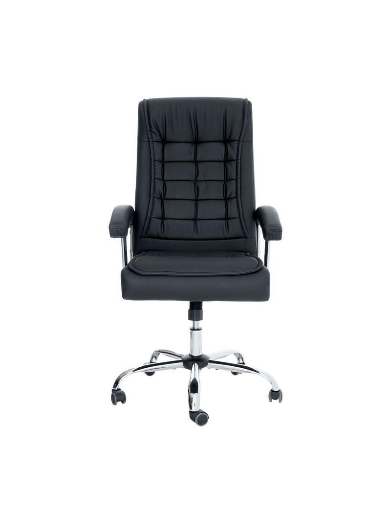 Cadeira Escritório Big Eco Bi Partida Presidente Preta Molas Ensacadas Preto