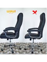 Cadeira Escritório Big Eco Bi Partida Presidente Preta Molas Ensacadas Preto