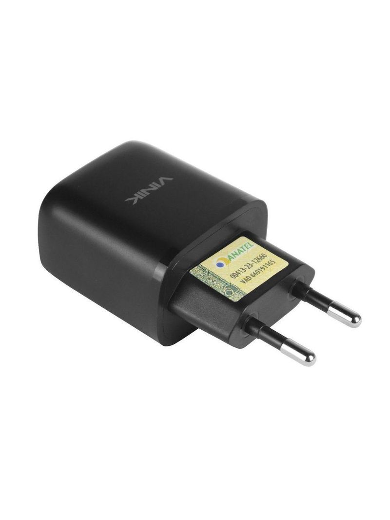 Carregador De Parede 20w Tipo C 12v Preto