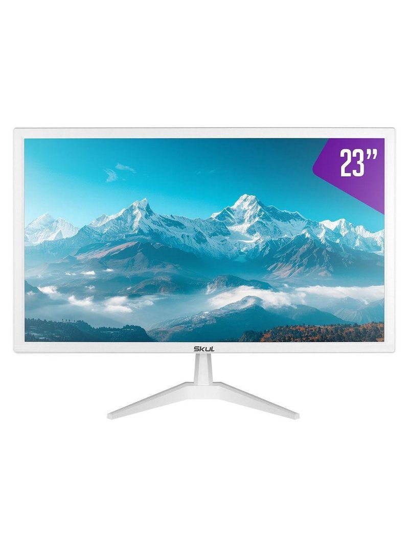 Monitor Skul 23 Office Led 5ms Hdmi+vga White Sm235msyw