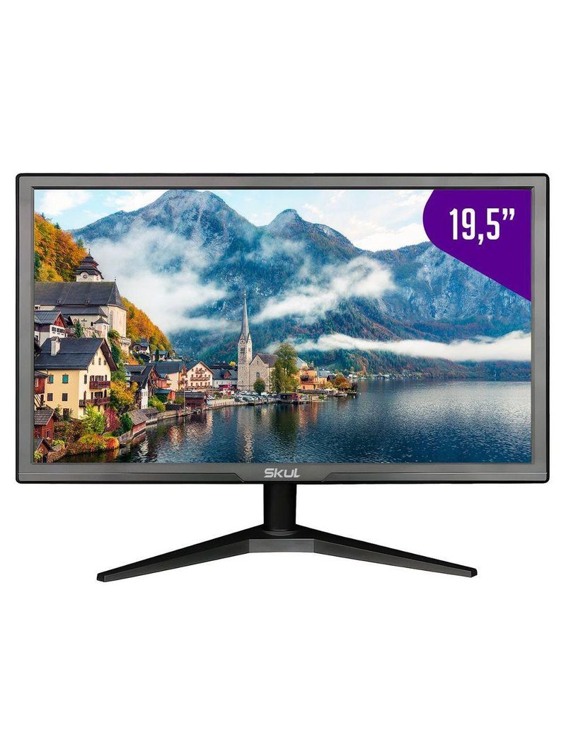 Monitor Skul 19,5 Office Led 5ms 75 Hz Hdmi Vga Sm1955ms75y