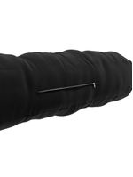 Almofada Para Cabeceira Encosto Apoio Lombar Spot 195cm Com Porta Celular Veludo - Abmaza Cor Preto