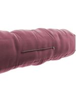 Almofada Para Cabeceira Encosto Apoio Lombar Spot 195cm Com Porta Celular Veludo - Abmaza Cor Rosa