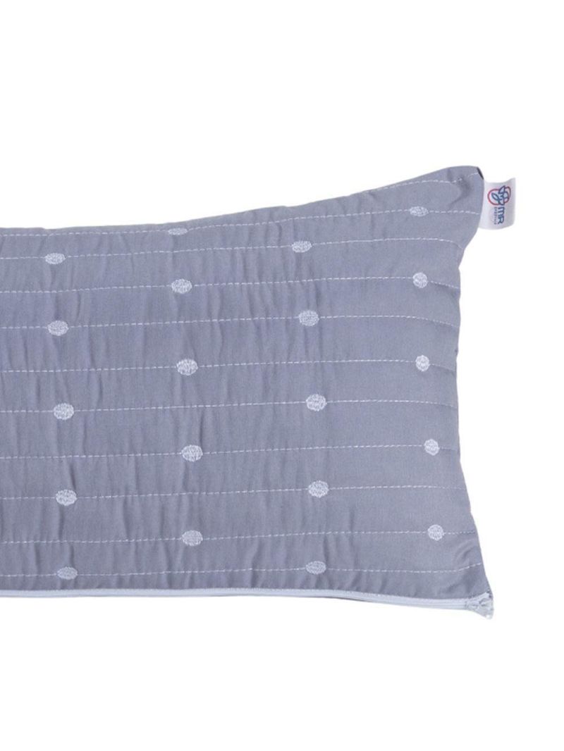 Almofada Rolinho Com Enchimento Urbany Hipercal 400 Fios 100% Poliéster - Cinza