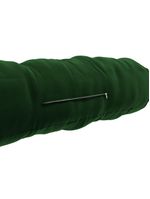 Almofada Para Cabeceira Encosto Apoio Lombar Spot 195cm Com Porta Celular Veludo - Abmaza Verde