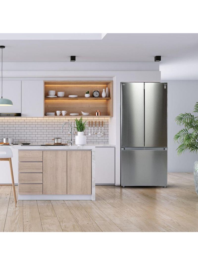 Geladeira 523L Philco Eco Inverter French Door Inox PRF53A 220V