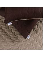 Protetor De Sofá Assento 2,40m Retrátil Shield Dupla Face Hipercal 400 Fios 100% Poliéster - Cáqui/marrom