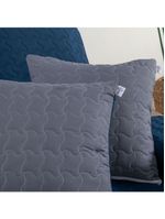 Protetor De Sofá Assento 2,40m Retrátil Shield Dupla Face Hipercal 400 Fios 100% Poliéster - Marinho/cinza