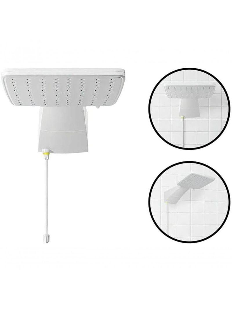 Chuveiro Ducha Quadratta Zagonel Branco 7700W 220V