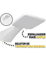 Chuveiro Ducha Quadratta Zagonel Branco 7700W 220V