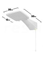 Chuveiro Ducha Quadratta Zagonel Branco 7700W 220V