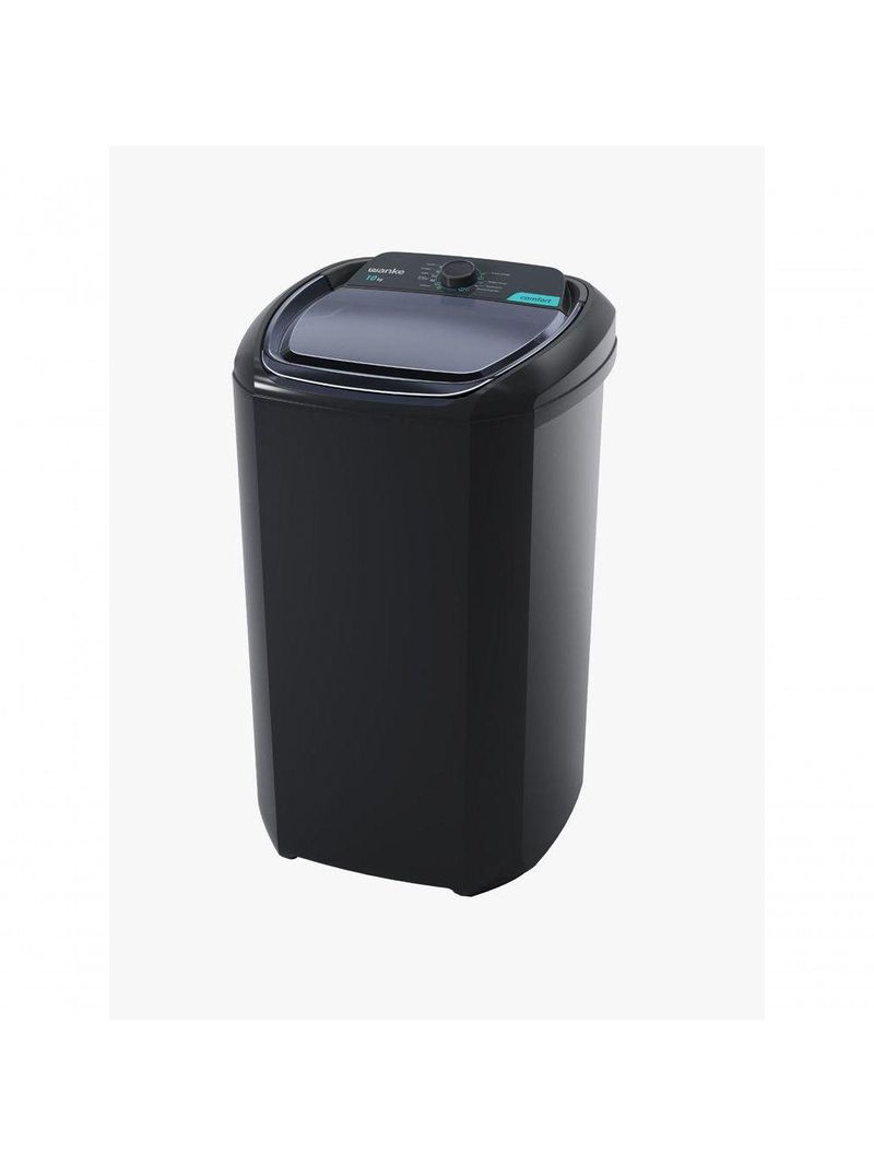 Lavadora De Roupas Semiautomática Comfort 10 Kg Preto Wanke 127V