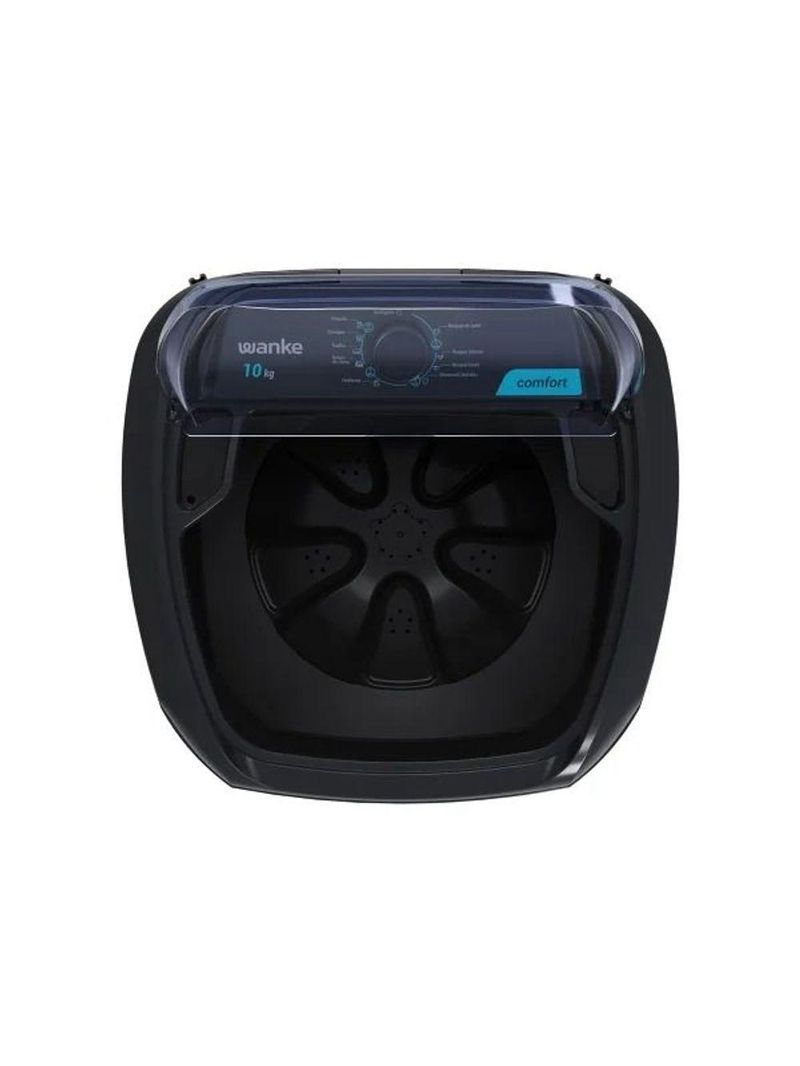 Lavadora De Roupas Semiautomática Comfort 10 Kg Preto Wanke 127V