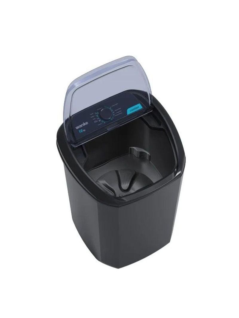 Lavadora De Roupas Semiautomática Comfort 10 Kg Preto Wanke 127V