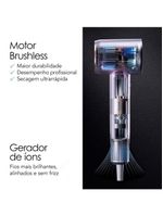 Secador Mondial Ultra Sonic Com Led Inteligente SCP-01-US BLDC Prata 220V