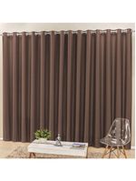 Cortina Madri Para Trilho Suisso Max Tecido Semi Blackout 3,00M X 2,50M - Tabaco