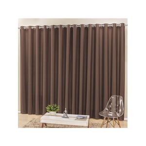 Cortina Madri Para Trilho Suisso Max Tecido Semi Blackout 3,00M X 2,50M - Tabaco