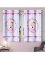 Cortina Kids Infantil Varão Tecido Oxford 2,00M X 1,30M - Ursinha Rosa