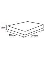 Jogo Cama Lençol Honore King Micro Percal 200 Fios C/ Detalhes Bordados 4 Peças - Cinza Geada