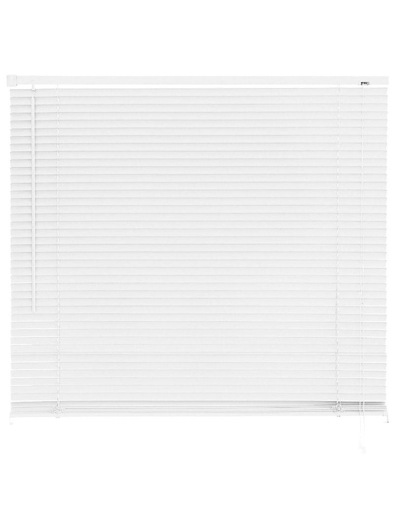 Persiana horizontal branca 100x160 cm - atlas