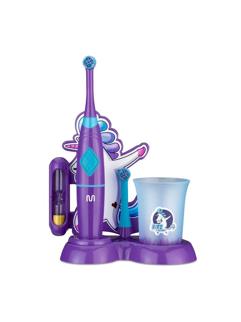 Escova infantil elétrica rotacional multi saúde funny brush niko - hc054
