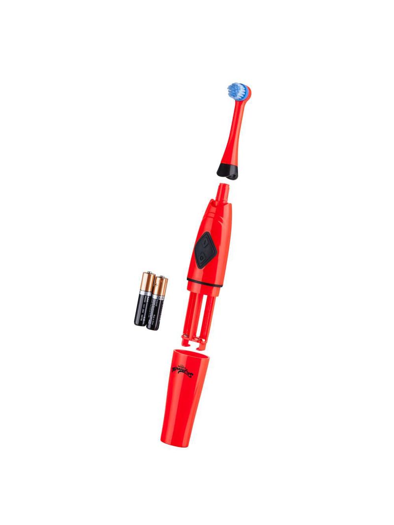Escova infantil elétrica rotacional multi saúde lady bug miraculous - hc428