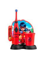 Escova infantil elétrica rotacional multi saúde lady bug miraculous - hc428