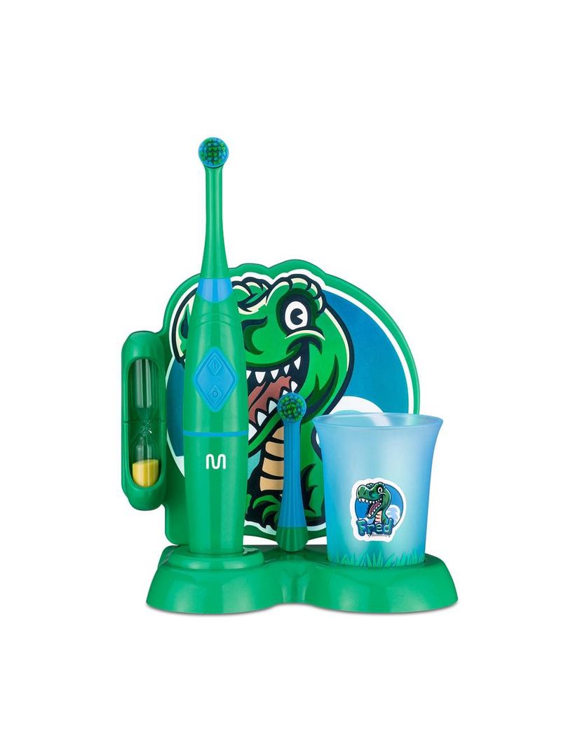 Escova infantil elétrica rotacional multi saúde funny brush fred  - hc053