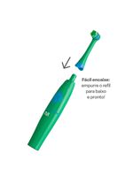 Escova infantil elétrica rotacional multi saúde funny brush fred  - hc053