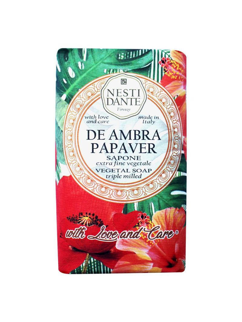 Sabonete em barra nesti dante -  with love and care ambar e papoula