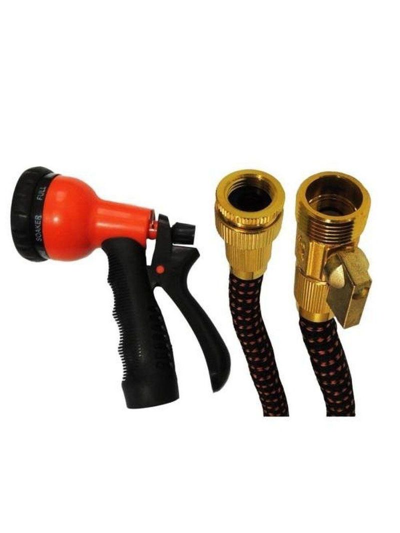 Mangueira Poliéster 15m Kepper Preta Laranja